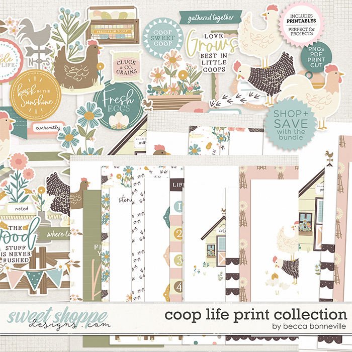 Coop Life Print Collection by Becca Bonneville