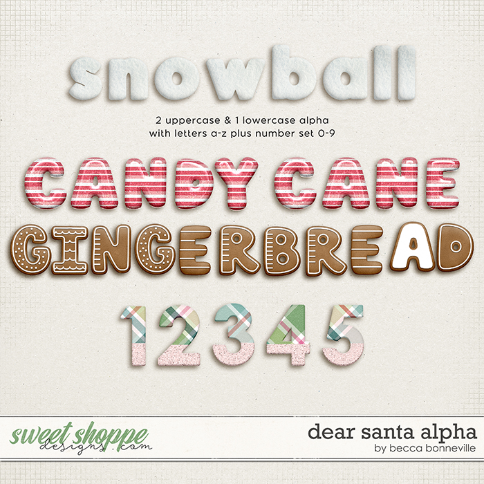 Dear Santa Alphabet by Becca Bonneville