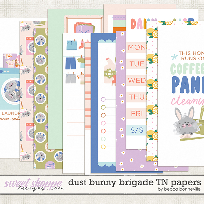 Dust Bunny Brigade TN Papers by Becca Bonneville