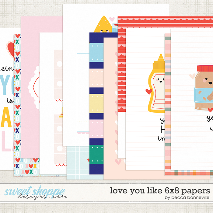 Love You Like 6x8 Papers by Becca Bonneville