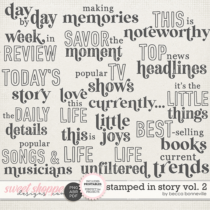 Stamped in Story Vol. 2 by Becca Bonneville