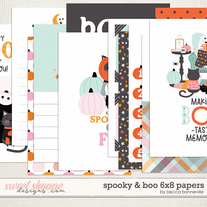 Spooky & Boo 6x8 Papers by Becca Bonneville
