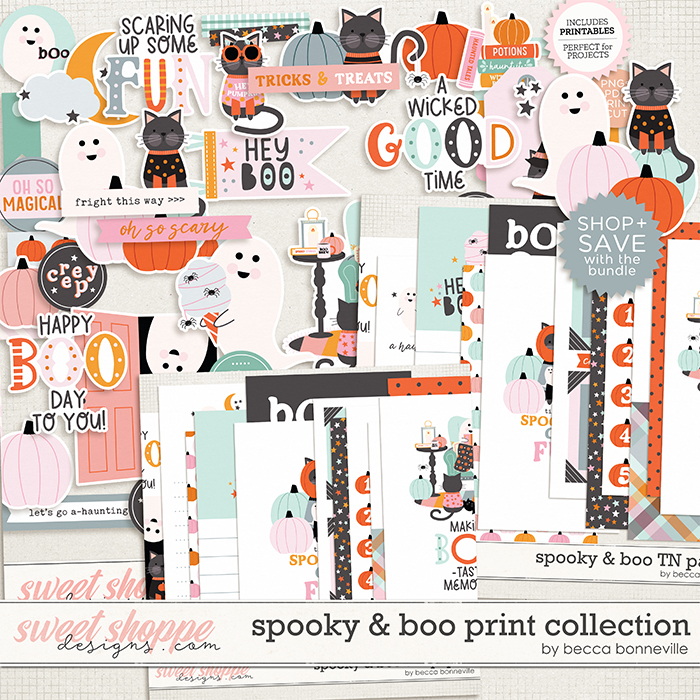 Spooky & Boo Print Collection by Becca Bonneville