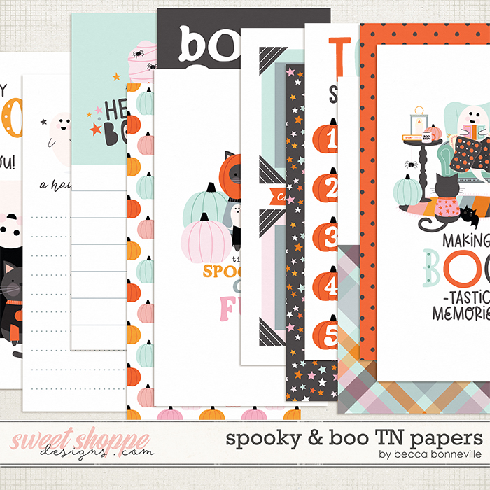 Spooky & Boo TN Papers by Becca Bonneville