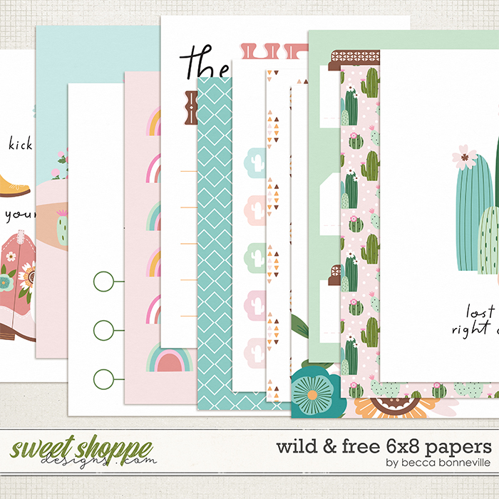 Wild & Free 6x8 Papers by Becca Bonneville