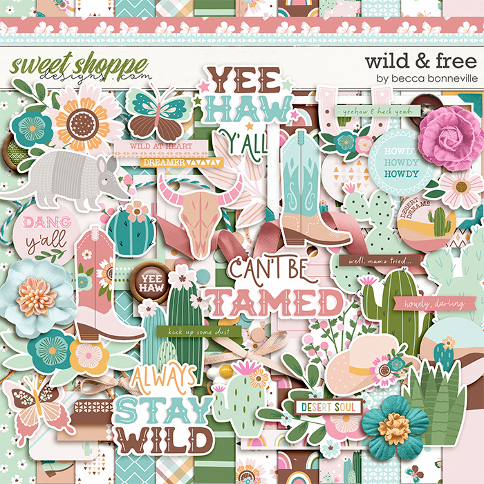 Wild & Free Kit by Becca Bonneville Wild & Free Kit by Becca Bonneville