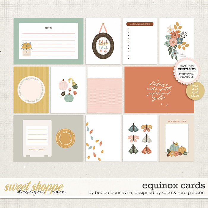 Equinox Cards by Becca Bonneville, Designed by Soco & Sara Gleason