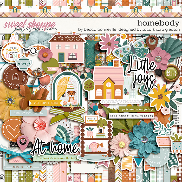 Homebody Kit by Becca Bonneville, Designed by Soco and Sara Gleason