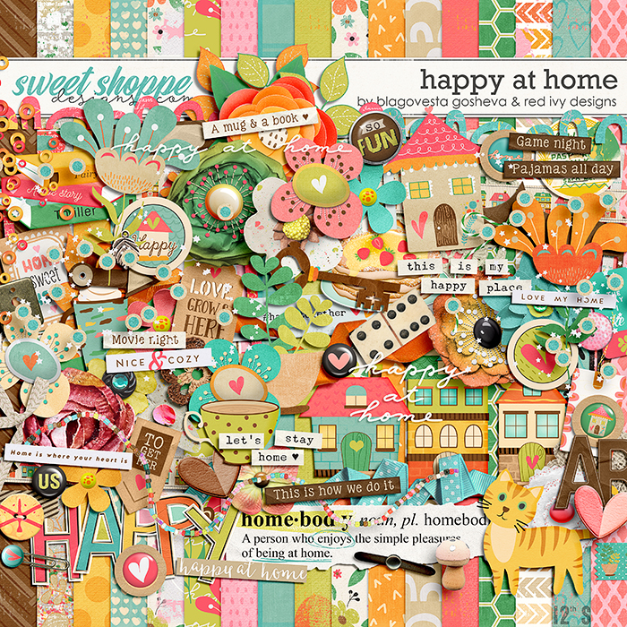 Happy at Home by Blagovesta Gosheva & Red Ivy Design