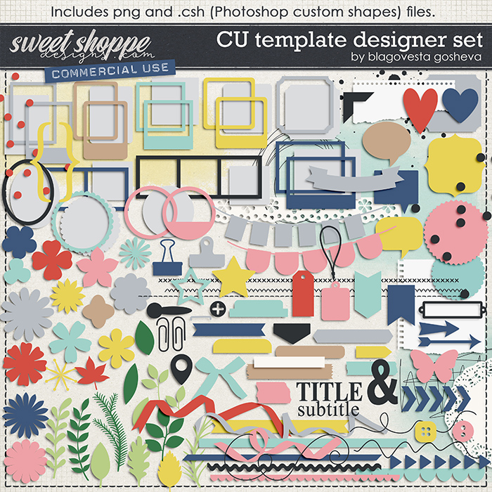 CU Template Designer Set by Blagovesta Gosheva