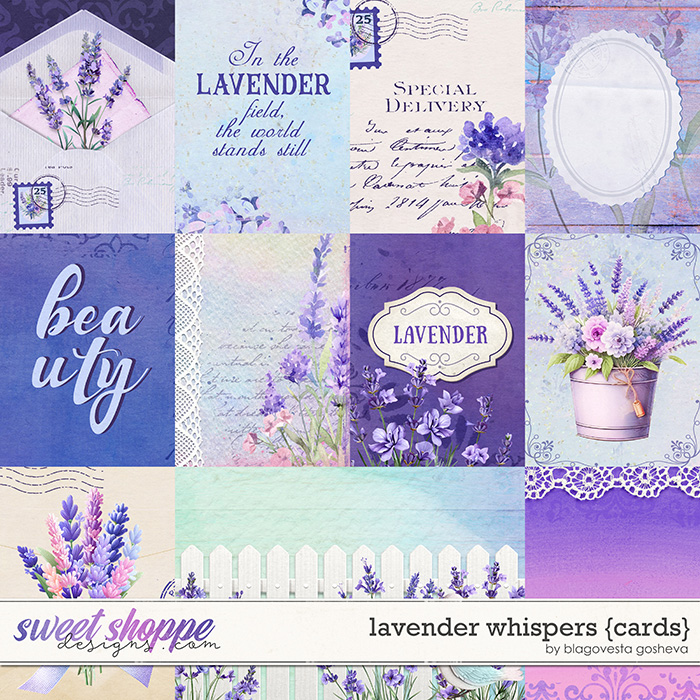 Lavender Whispers {cards} by Blagovesta Gosheva