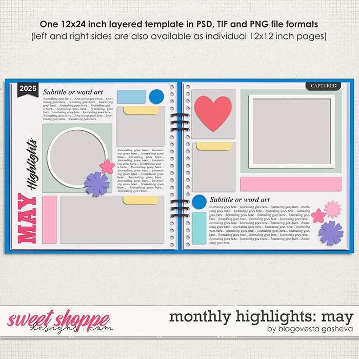 Monthly Highlights: May {layered templates} by Blagovesta Gosheva