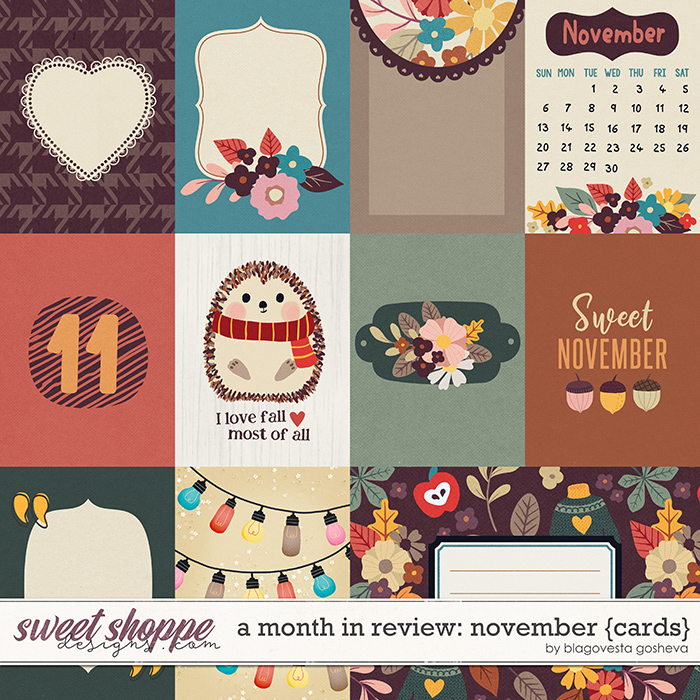 A Month in Review: November {cards} by Blagovesta Gosheva