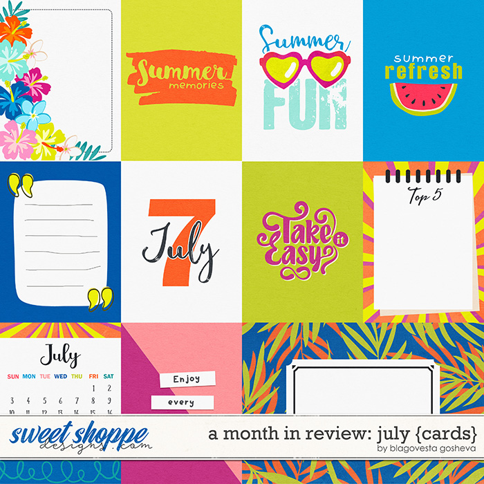 A Month in Review: July {cards} by Blagovesta Gosheva A Month in Review: July {cards} by Blagovesta Gosheva