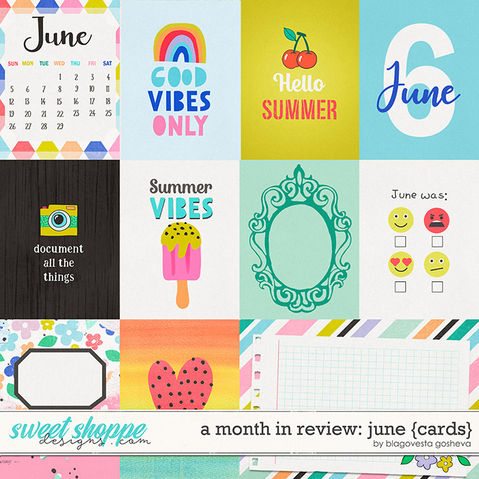 A Month in Review: June {cards} by Blagovesta Gosheva A Month in Review: June {cards} by Blagovesta Gosheva