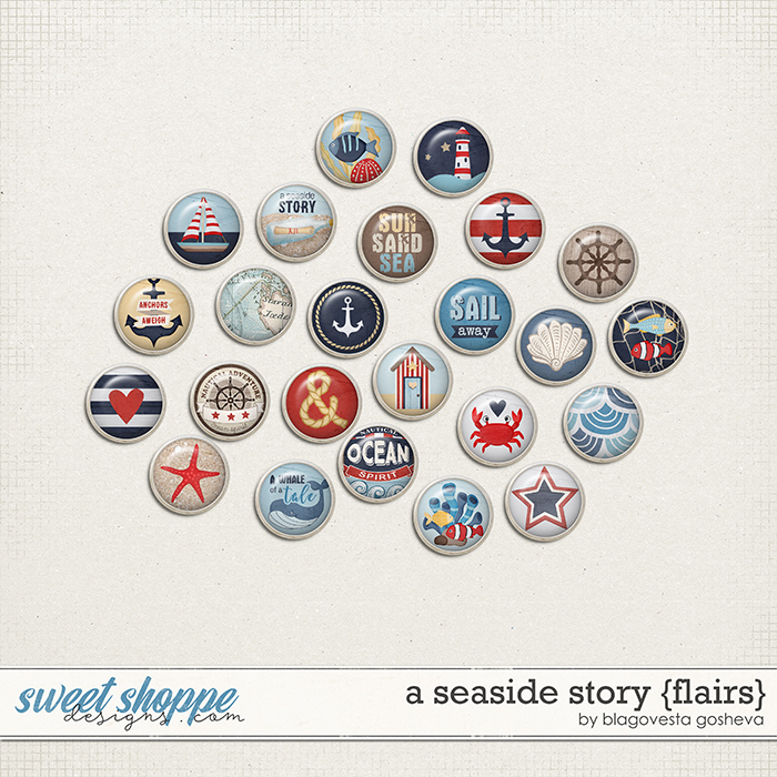 A Seaside Story {flairs} by Blagovesta Gosheva (FREE if you buy A Seaside Stories Bundle!) A Seaside Story {flairs} by Blagovesta Gosheva (FREE if you buy A Seaside Stories Bundle!)