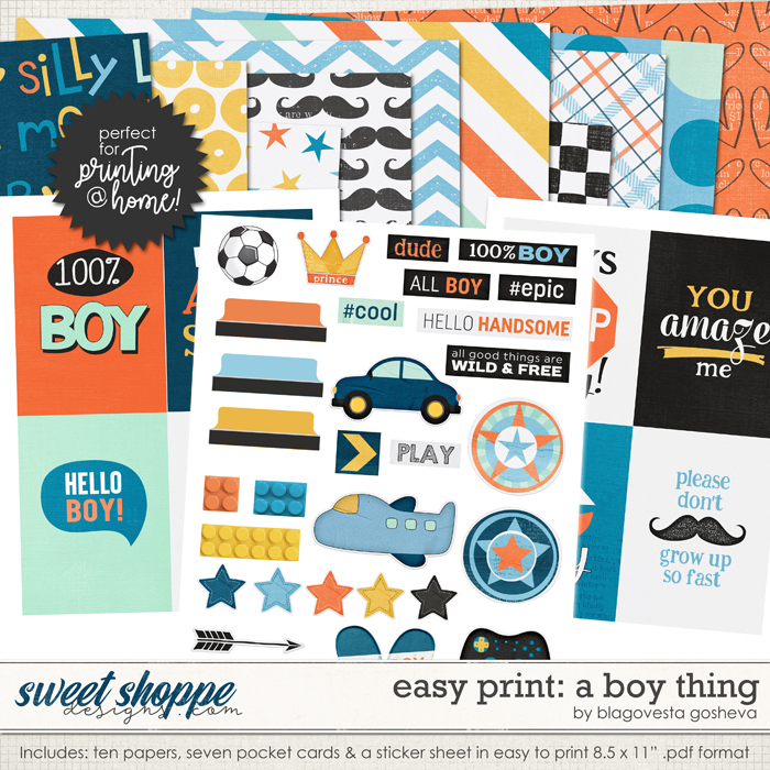 Easy Print: A boy thing by Blagovesta Gosheva