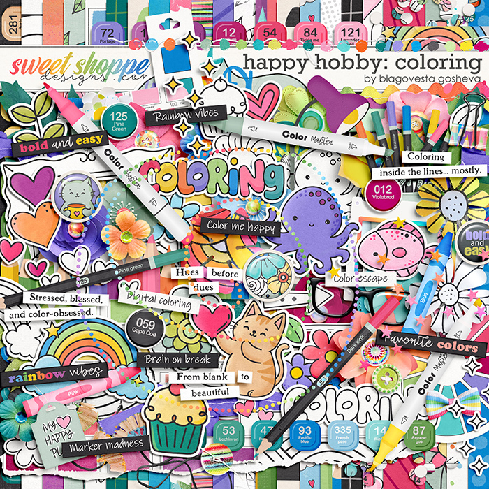 Happy Hobby: Coloring by Blagovesta Gosheva