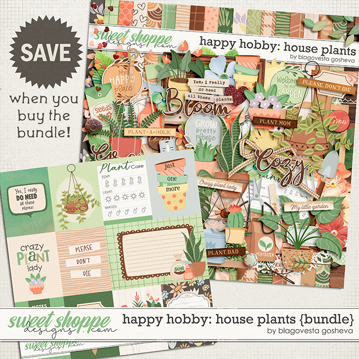 Happy Hobby: House Plants {bundle} by Blagovesta Gosheva