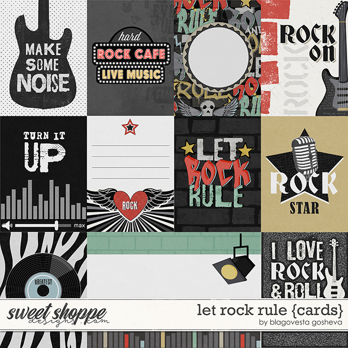 Let Rock Rule {cards} by Blagovesta Gosheva