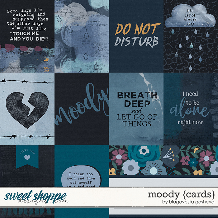 Moody {cards} by Blagovesta Gosheva Moody {cards} by Blagovesta Gosheva