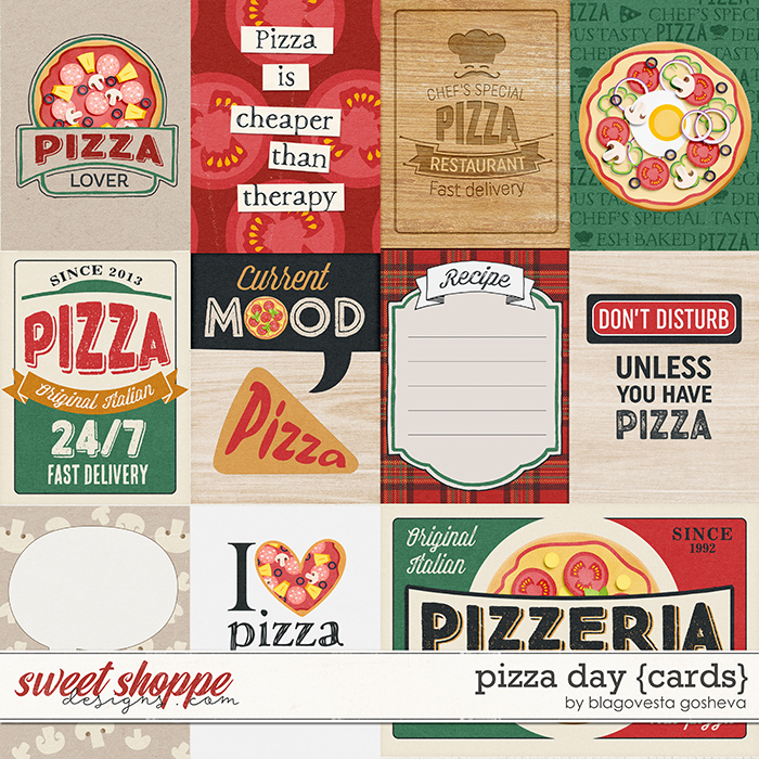 Pizza Day {cards} by Blagovesta Gosheva