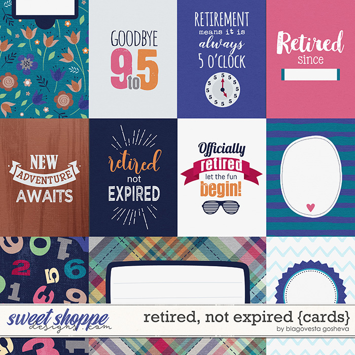 Retired, Not Expired {cards} by Blagovesta Gosheva