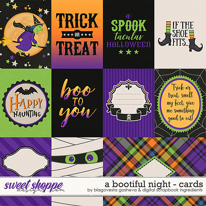 A Bootiful Night {cards} by Blagovesta Gosheva & Digital Scrapbook Ingredients