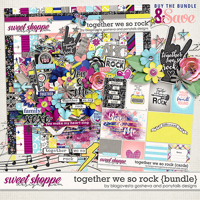 Together we so rock {bundle} by Blagovesta Gosheva & Ponytails Designs