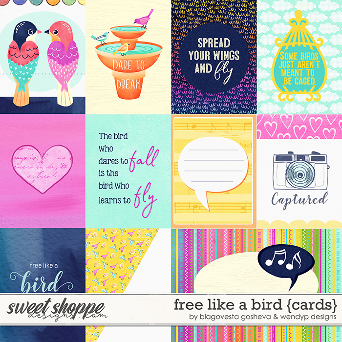 Free like a bird - Cards by Blagovesta Gosheva & WendyP Designs
