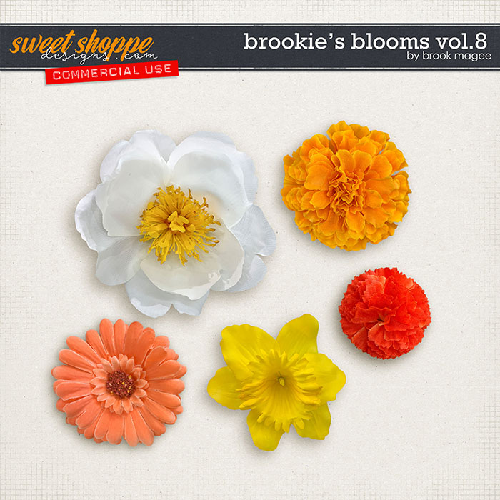 Brookie's Blooms Vol.8 - CU - by Brook Magee