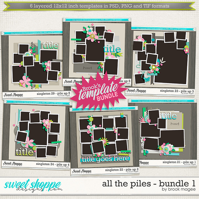 Brook's Templates - All the Piles - Bundle 1 by Brook Magee