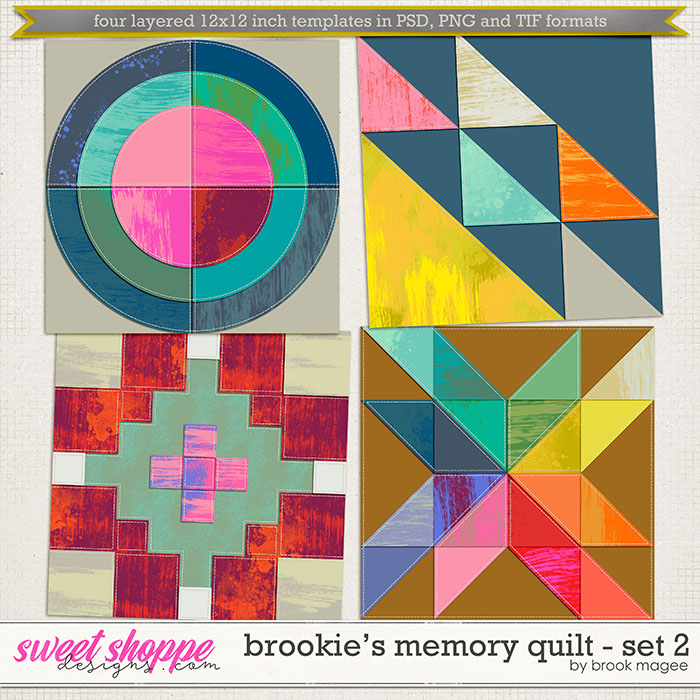 Brookie's Memory Quilt - Set 2 by Brook Magee