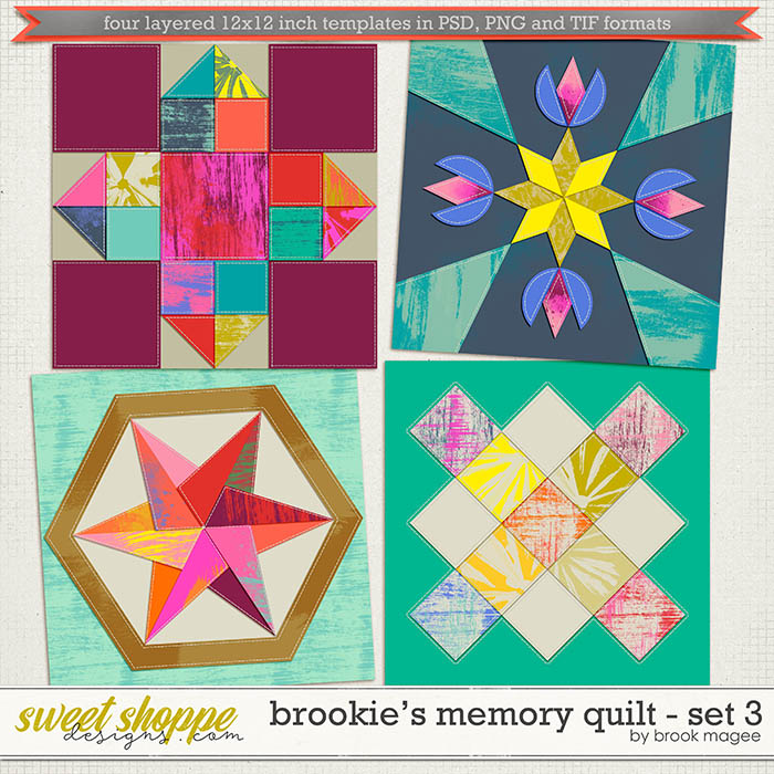 Brookie's Memory Quilt - Set 3 by Brook Magee