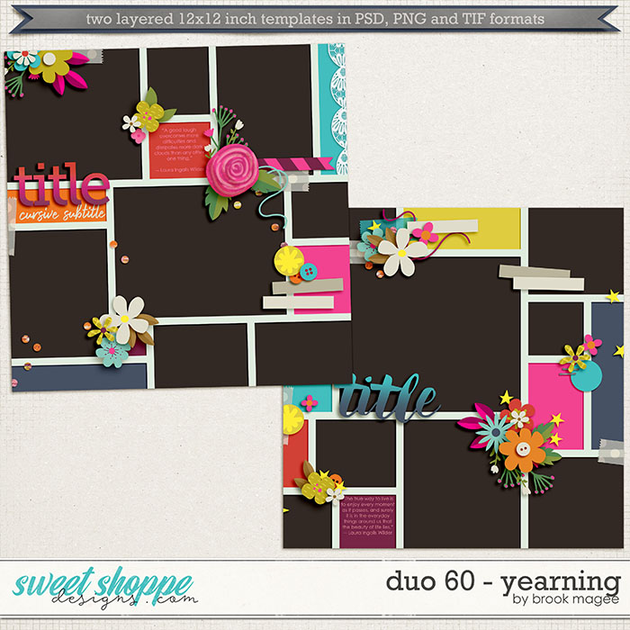 Brook's Templates - Duo 60 - Yearning by Brook Magee