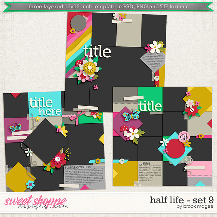 Brook's Templates - Half Life - Set 9 by Brook Magee