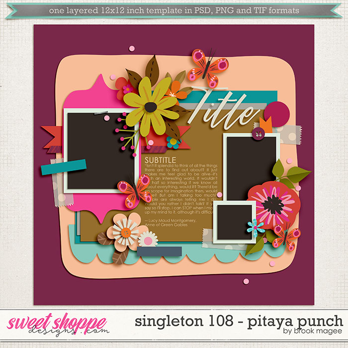 Brook's Templates - Singleton 108 - Pitaya Punch by Brook Magee