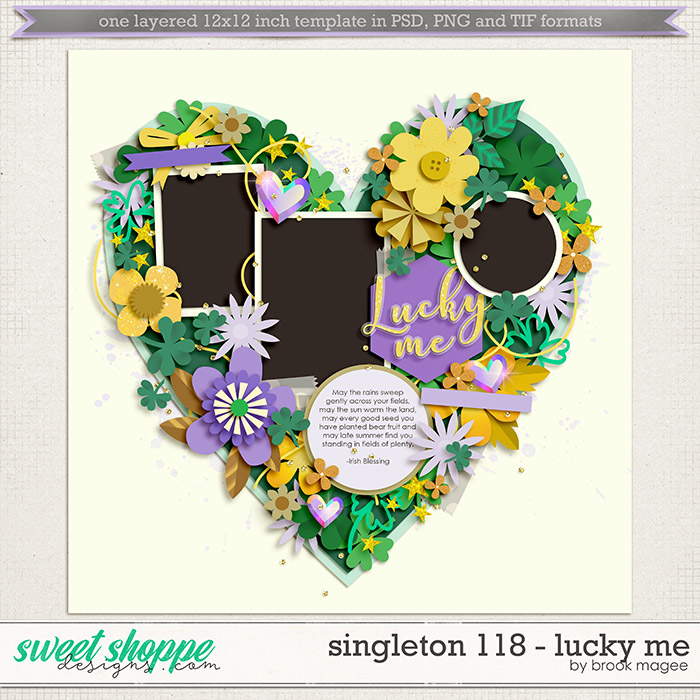 Brook's Templates - Singleton 118 - Lucky Me by Brook Magee 