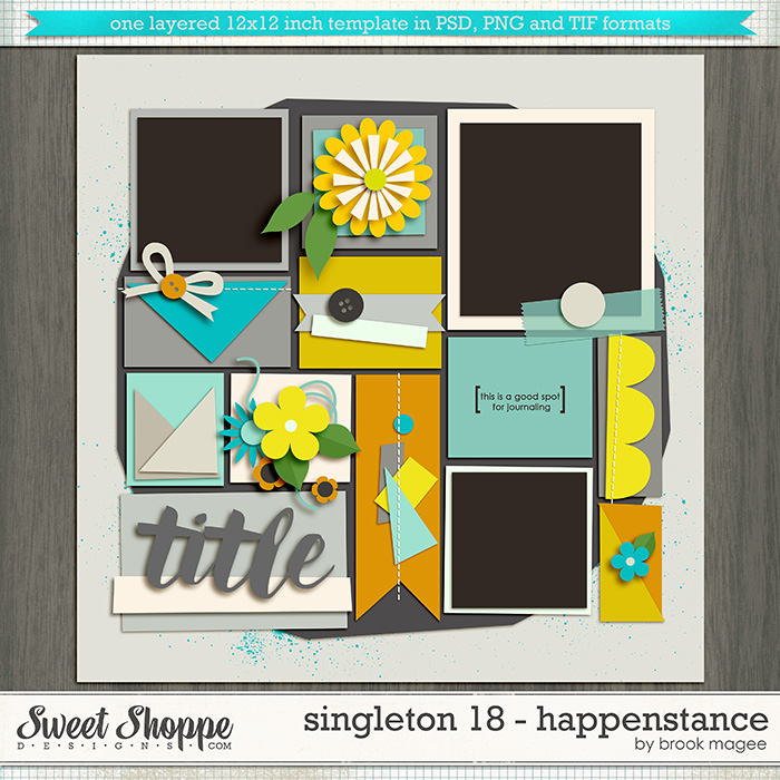 Brook's Templates - Singleton 18 - Happenstance by Brook Magee