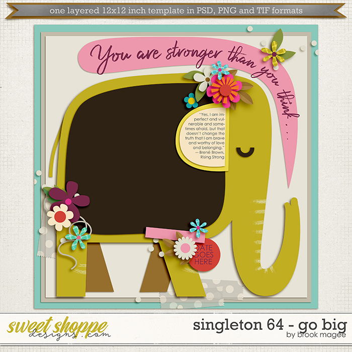 Brook's Templates - Singleton 64 - Go Big by Brook Magee