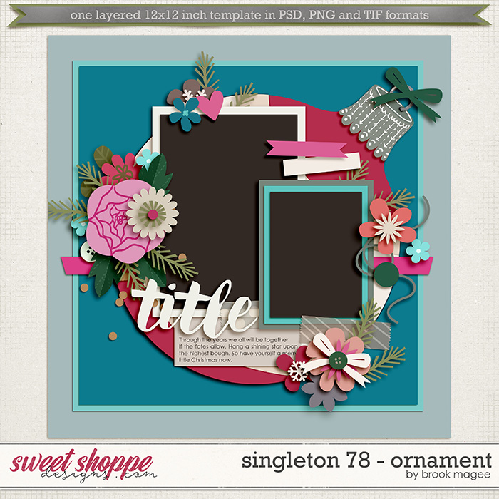 Brook's Templates - Singleton 78 - Ornament by Brook Magee