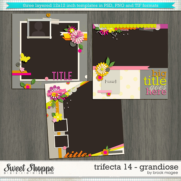 Brook's Templates - Trifecta 14 - Grandiose by Brook Magee