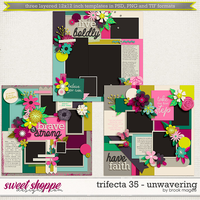 Brook's Templates - Trifecta 35 - Unwavering by Brook Magee 