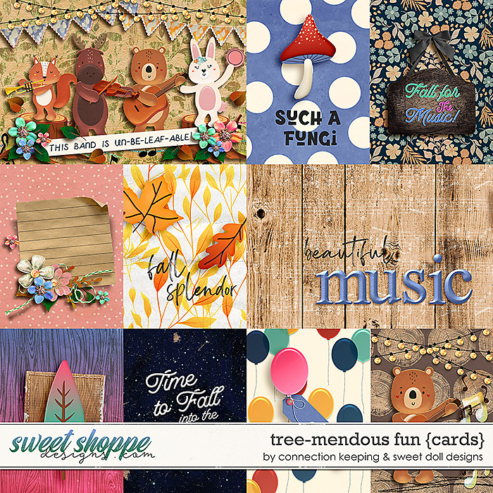Tree-mendous Fun Journal Cards by Sweet Doll Designs and Connection Keeping
