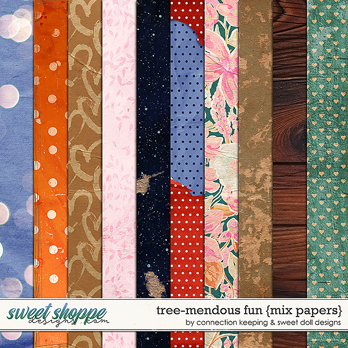 Tree-mendous Fun Mix Papers by Sweet Doll Designs and Connection Keeping