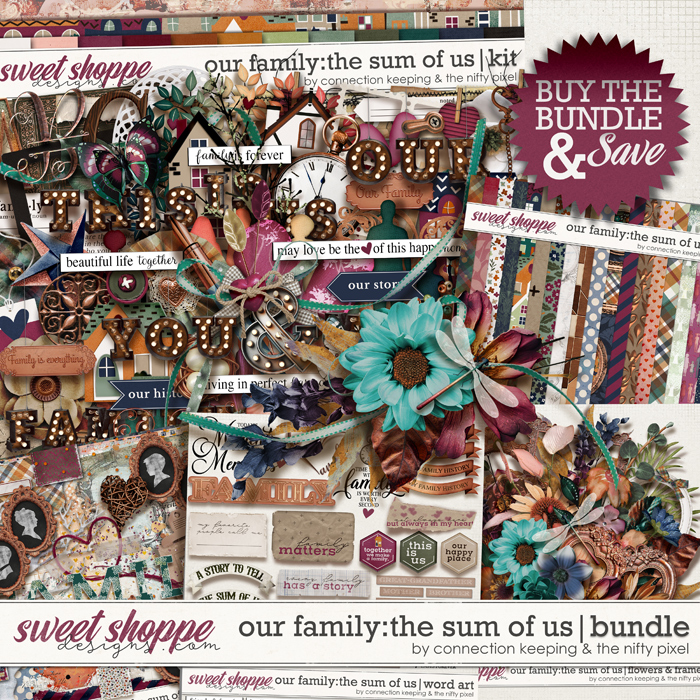 Our Family: The Sum of Us Bundle by The Nifty Pixel and Connection Keeping - CT