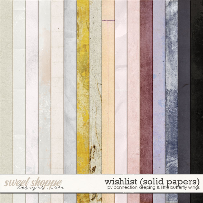 Wishlist Solids by Little Butterfly Wings and Connection Keeping