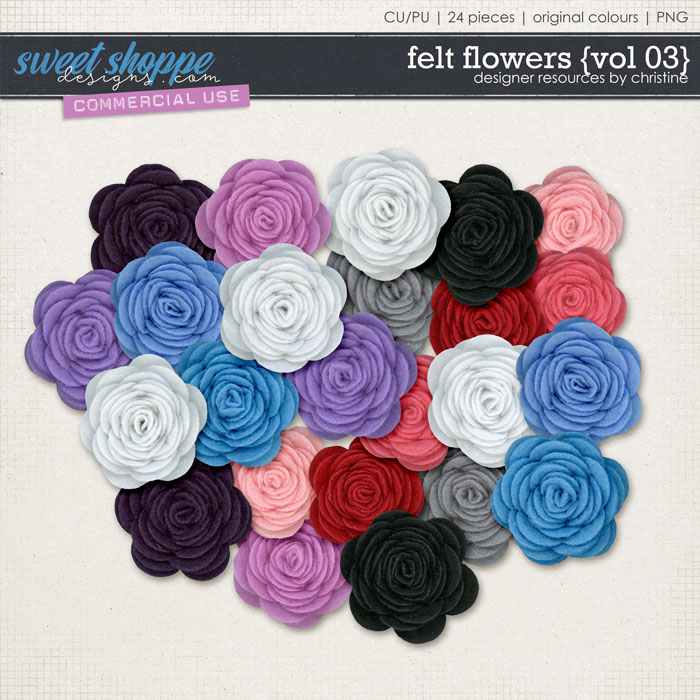 Felt Flowers {Vol 03} by Christine Mortimer