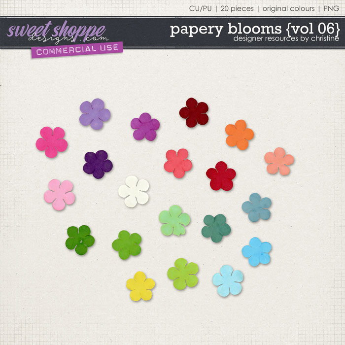 Papery Blooms {Vol 06} by Christine Mortimer 