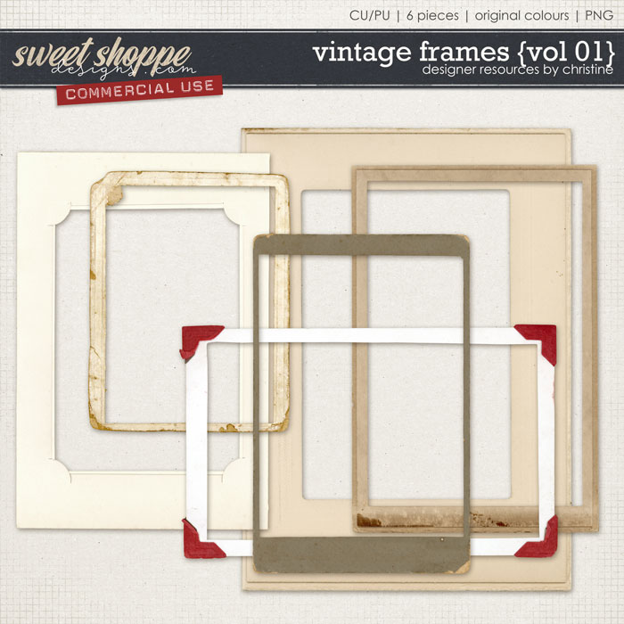 Vintage Frames {Vol 01} by Christine Mortimer